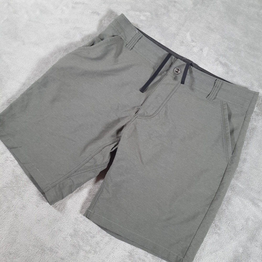 Kuhl Shift Amphibia Shorts‎ Mens 36 Grey Hiking Drawstring Hybrid 9.5" Inseam